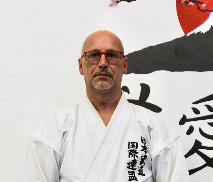 Il Maestro Fabrizio Ruggeri, 5° Dan di Karate e Aikijujitsu